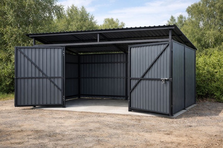 Контейнерная площадка для ТБО под ключ | Изготовление для ОСББ и ЖК - фото 1