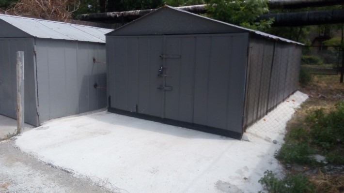 Металлический гараж разборной - фото 1