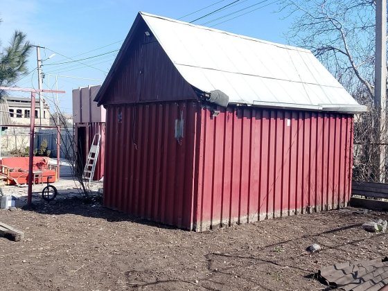 Железный гараж домик Великодолинське