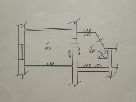 Кімната з кухнею Миргород