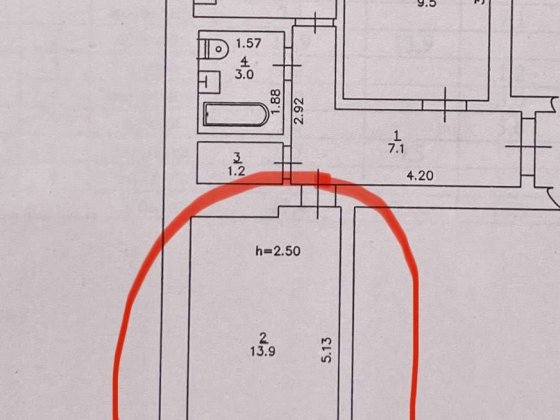Здам 1 кімнату (в 2-кімнатній квартирі). м. Лубни Лубни