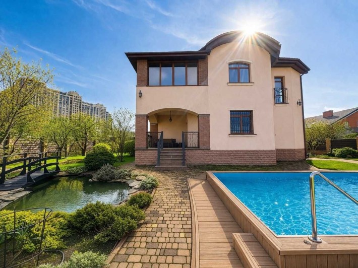 Здам будинок з БАСЕЙНОМ ГЕНЕРАТОР без% 280м2 Київ Голосієво Теремки Жк Венеція Лікоград Паркленд Мак - фото 1