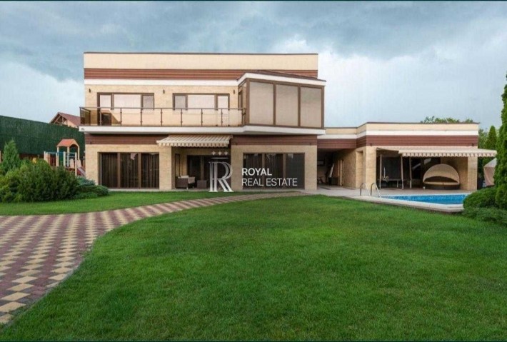 Оренда Будинку в Києві, Голосіївський р-н, вул. Лютнева, 320 м2 - 12 соток Острів Водників - фото 1