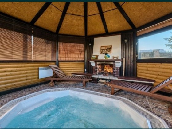 Оренда затишного будинку,з бассейном в розкішному саду,Святопетрівське Святопетровское