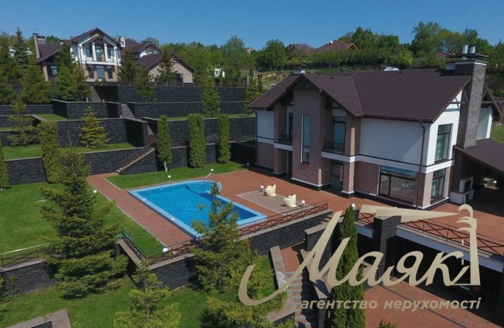 Аренда 2-х этажного дома 450м2, Лесники КМ Зелений гай - фото 1