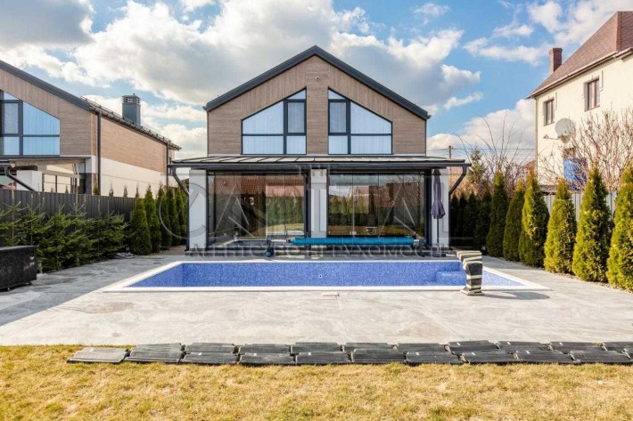 Оренда  Будинок  Глеваха аренда дом Киев Київ басейном басейн - фото 1