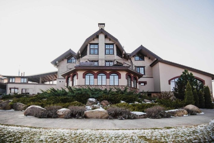 Аренда особняка Замок 1000м2 на берегу озера басейн Спортзал кінотеатр  місце для медитації  газ ген - фото 1