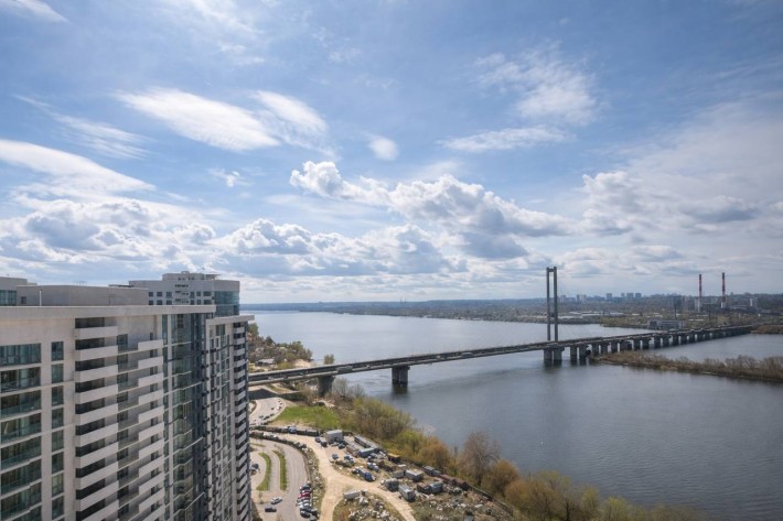 3к квартира з ВИДОМ НА ДНІПРО метро 3 хвилини пішки ЖК Зарічний - фото 1