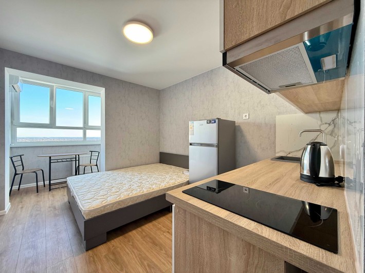 Перша сдача! Здам 1 кімнатна квартира студія вулиця Приміська 26А, ЖК Одеський бульвар, метро Теремк - фото 1