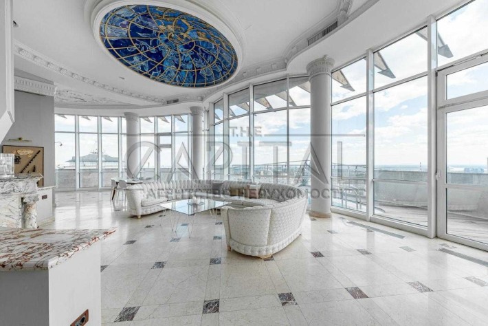 Аренда эксклюзивной квартиры Пентхаус с бассейном Печерский район 2 уровня терраса вид - фото 1