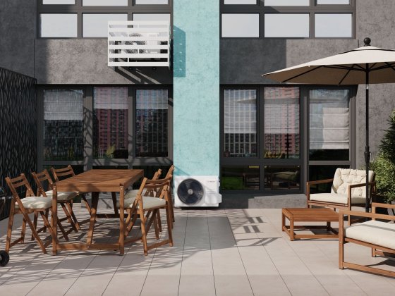 Перша здача! ЖК Діброва парк. Оренда унікальної дизайнерської 1-кімнатної квартири 76м2 з терасою 30 Киев