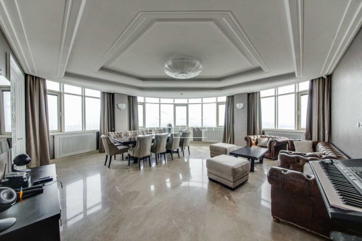 Аренда шикарных апартаментов с видом на Днепр Даймонд хилл Мазепы 11Б - фото 1