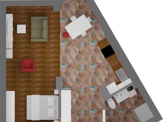 Глушкова 9в, кухня-студія+спальня, ВДНГ, Іподром, оренда 1к квартира