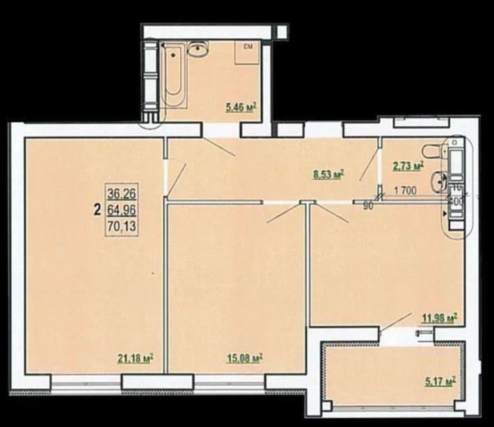 Сдам под склад хранение ваших вещей 2 к.кв в Новострое Алексеевка - фото 1