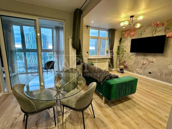 Оренда 2-кімнатної квартири 50 м² з видом на річку та терасою в ЖК Русанівська Гавань | 17 поверх, з Київ