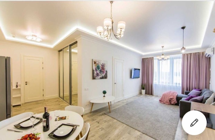 оренда сучасної вишуканої 2-х кім квартири в ЖК RiverStone - фото 1