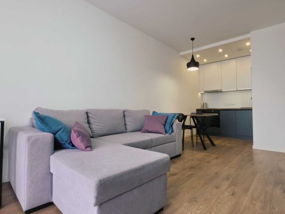 Оренда двокімнатної квартири Studio 45m2 в ЖК Seven на березі Дніпра