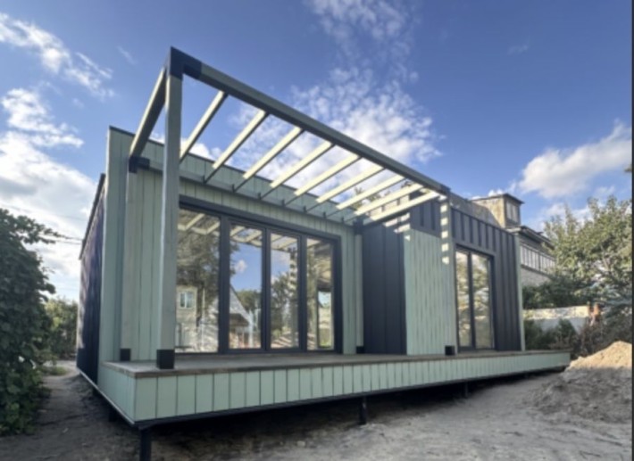 Готовий домокомплект для швидкого монтажу. Барнхаус (58 м2 з терасами) - фото 1