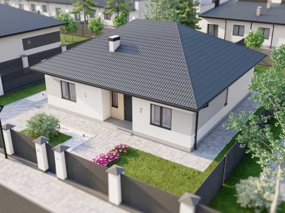 Одноповерховий будинок 120м² з МІСЬКИМИ комунікаціями! 6 соток. Зарванці