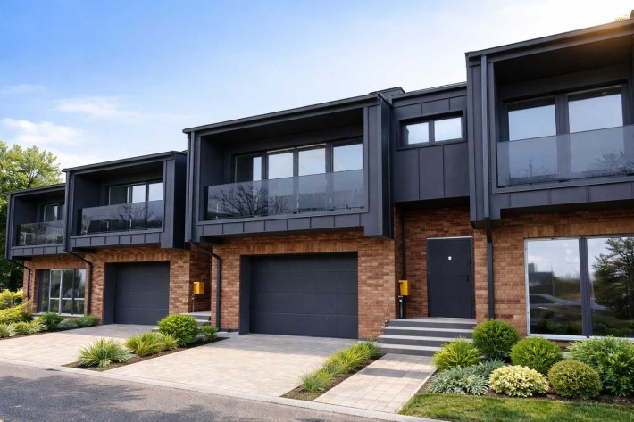 Продаж таунхаусів з гаражем у зручній локації 121 м2 - фото 1