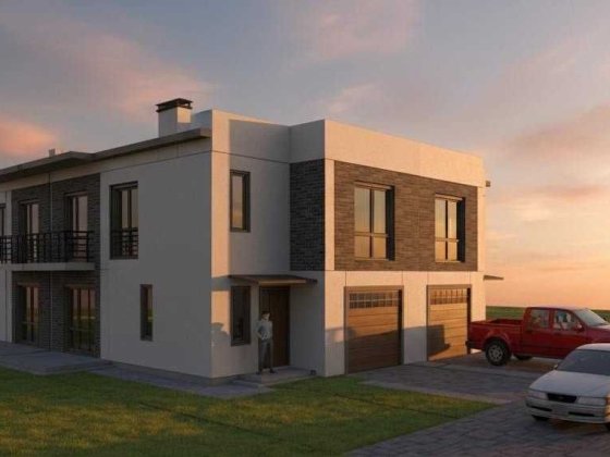 Квадрохаус на 120м² та всіма міськими комунікаціями, зручне розміщення Крихівці
