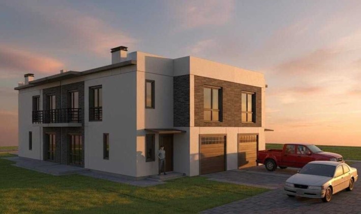 Квадрохаус на 120м² та всіма міськими комунікаціями, зручне розміщення - фото 1