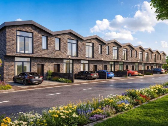 Таунхаус 120 м² з власною землею. Дворик. Паркомісце. 20 хв до метро Святопетровское