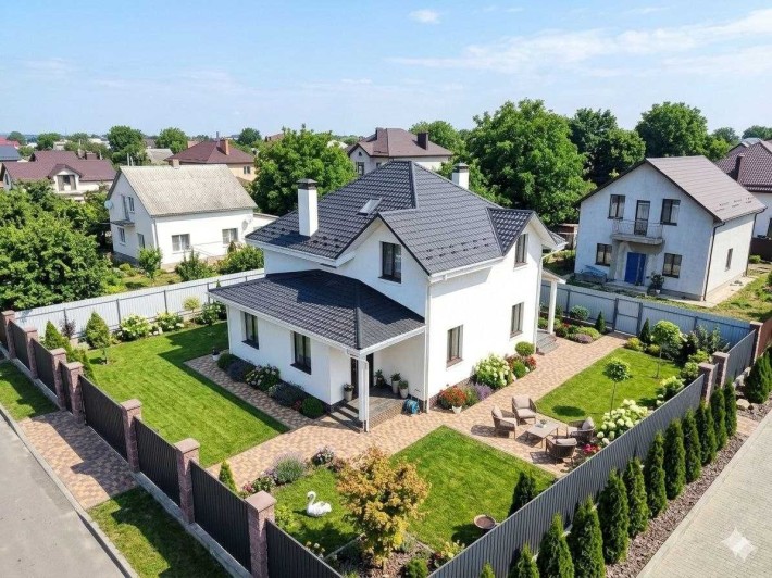 Продаємо будинок без %. Стильний новий будинок у Гатному. Чудове розташування - фото 1