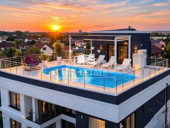 Продажа дома с бассейном и панорамой Днепра | Остров Водников, Киев Козин