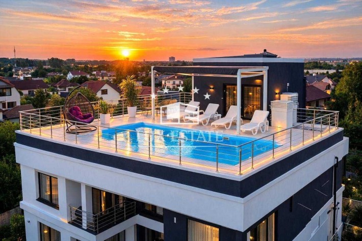 Продаж автономного будинку  200м² з басейном на даху,  Конча Заспа - фото 1