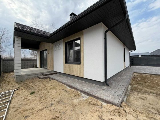 Будинок 100 м² з каміном у Ворзелі, котеджне містечко, 4 сотки, лісова частина Ворзель