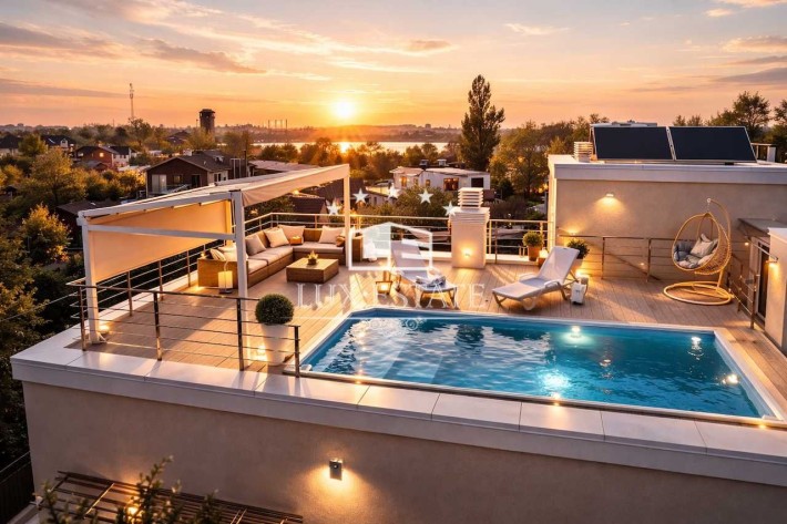 Ексклюзивна Вілла 200м²  з басейном на даху Конча Заспа - фото 1