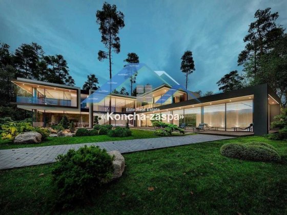 Конча Заспа, Козин. Продается современный дом в сосновом лесу Козин