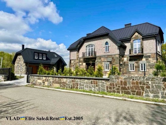 Козин. Будинок з виходом на Дніпро! Новий сучасний дизайн, 5 спален Козин