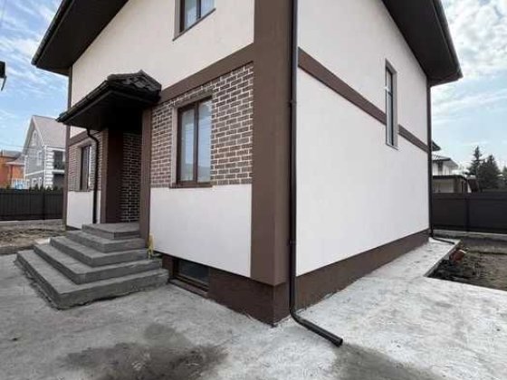 Якісний цегляний будинок у Гатному 155 м² + підвал 78 м². 4,2 сотки, Газ, поруч м.Теремки - 170000уо Гатное