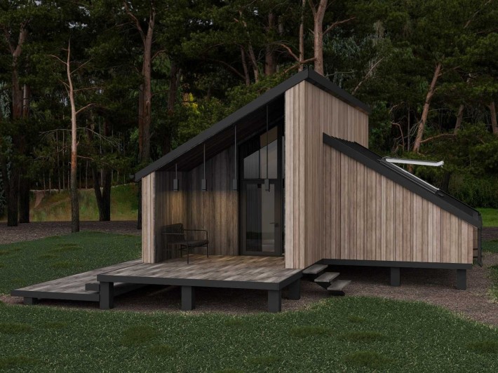 Каркасний будинок у сосновому лісі в с. Ходосівка - фото 1