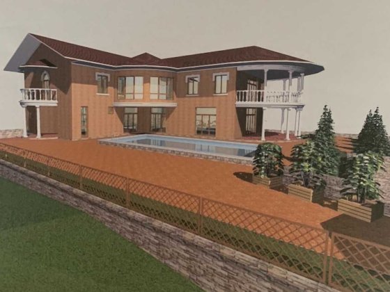 Просторий будинок біля Києва з бомбосховищем і власним пляжем. Вишенки