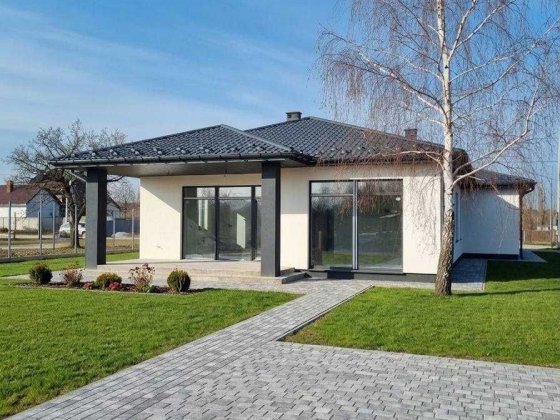 Без % Готовий одноповерховий будинок 155 м2, 10 соток, 15 км від Києва Стоянка