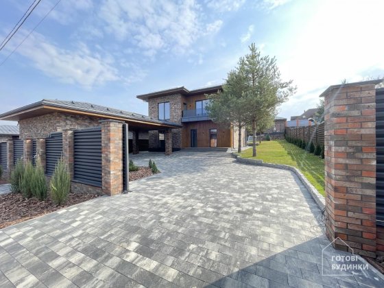 Будинок 200 м у Гореничах | 10 соток | сучасний проєкт Гореничі