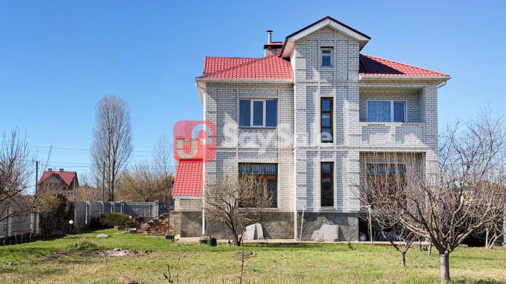 БЕЗ КОМІСІЇ! Будинок 330м², 5 спалень, 15 соток, Гнатівка | газ підвал, 3 санвузли, поруч річка Ірпі - фото 1