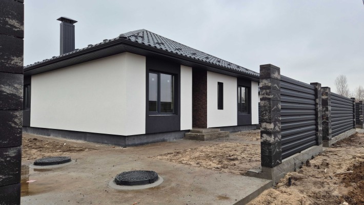 Сучасний будинок 117 м² на 4,6 сотках, керамоблок, 15 кВт, якісне будівництво - фото 1