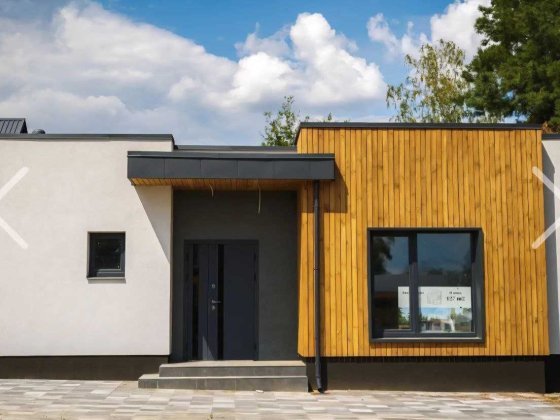 Сучасний одноповерховий котедж у КМ VISION с. Іванковичі Иванковичи