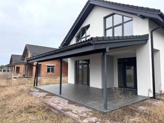 КМ с.Лебедівка, 5 ділянок, 3 готових будинки 170 м2, 60 соток, 125 кВт Лебедевка