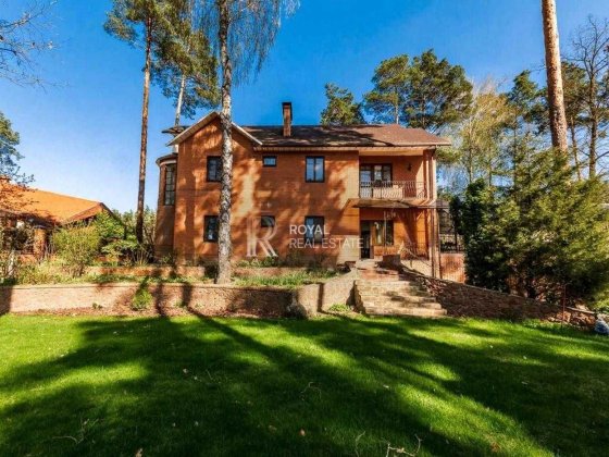 Продаж Будинок 7кім. 330м2  Пуща Водиця (Пуща Лісова) Басейн Охорона Мощун