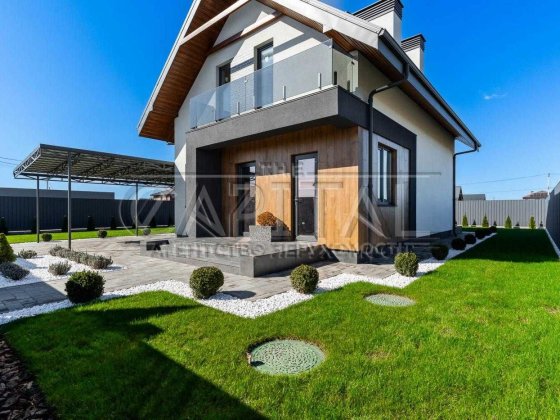 Продам дизайнерський будинок 116м2, 6сот, тераса | КМ Міжріччя