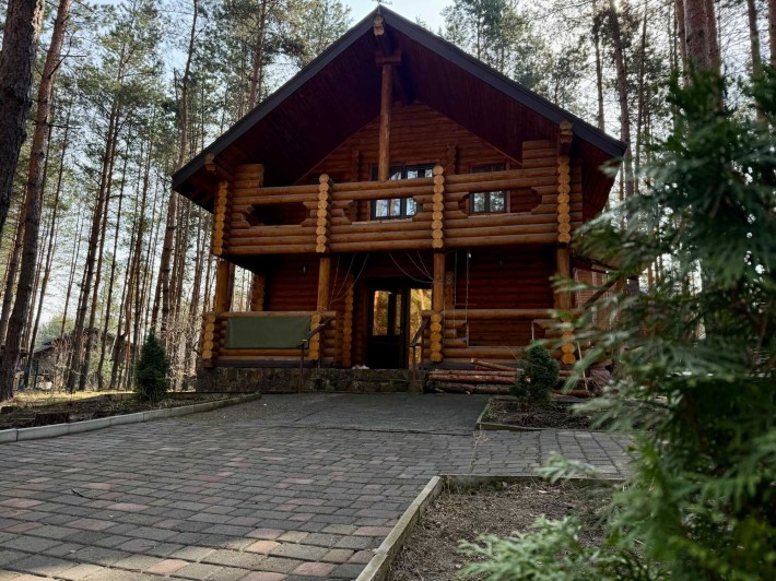 Будинок зі зрубу під Києвом (Пилиповичі). В сосновому лісі. З ремонтом - фото 1