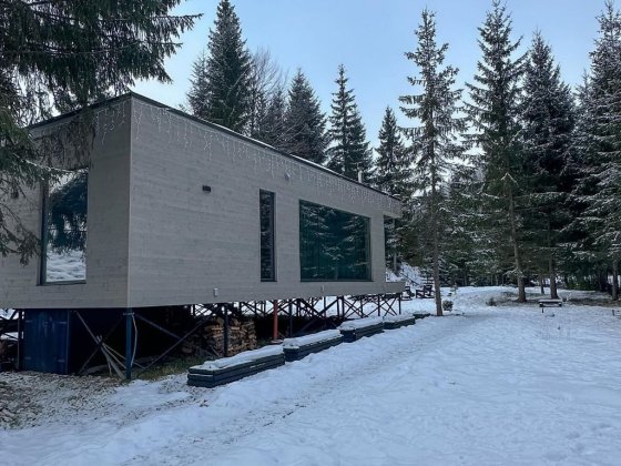 Каркасний Будинок у  Славську за проектом Black Diamond.

Буди Славське