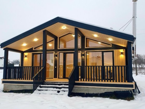 Каркасний Будинок у Славську за проектом SCANDI 100 . 

Дохідна нерухо Славське