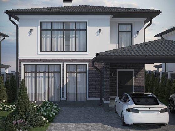 Дом Червоный Хутор, 145 м2 - 4,5 сотки, рассрочка 18 месяцев Лиманка