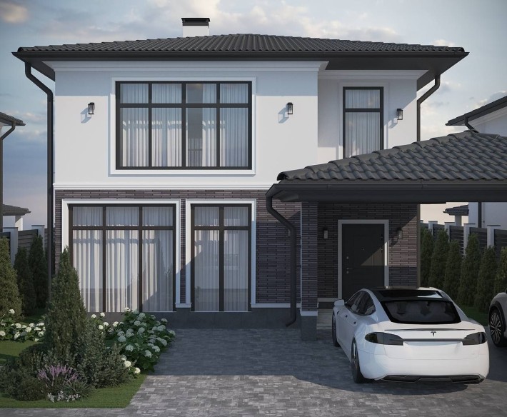 Дом Червоный Хутор, 145 м2 - 4,5 сотки, рассрочка 18 месяцев - фото 1